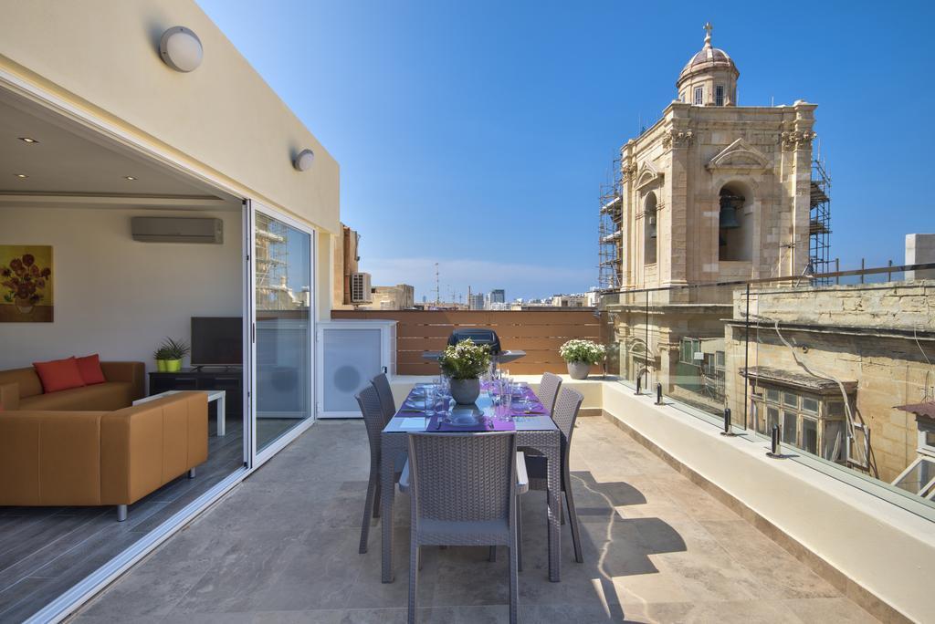 Valletta Luxe 3-Bedroom Duplex Penthouse With Sea View Terrace And Jacuzzi Valeta Exterior foto